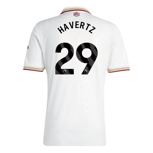 Arsenal Tröja HAVERTZ #29 2025/26 Tredje Vit