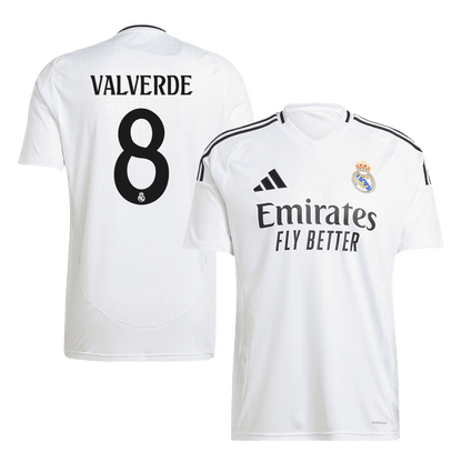 Real Madrid Hemma Fotbollströja VALVERDE #8 2024/25