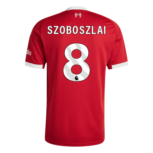 Liverpool Tröja SZOBOSZLAI #8 2025/26 Hemma Röd