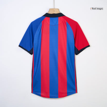 Retro Barcelona Hemma Fotbollströja RIVALDO #10 2001/02