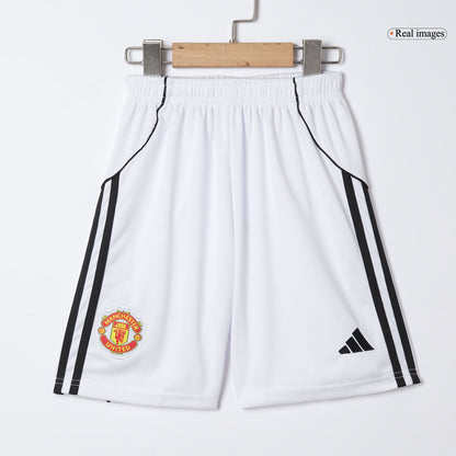 Manchester United Tröja 2025/26 Hemmaställ Röd Barn