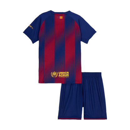 Barcelona Tröja 2025/26 Hemma 
Fotbollssats Barn stora storlekar