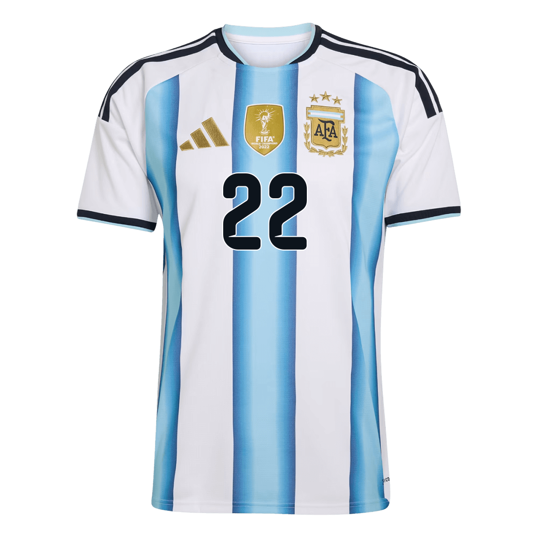 Argentina Tröja L.MARTÍNEZ #22 2026 Hemma Blå & Vit - World Cup 2026