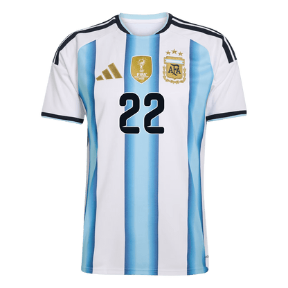 Argentina Tröja L.MARTÍNEZ #22 2026 Hemma Blå & Vit - World Cup 2026-3