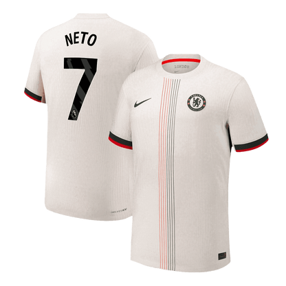 Chelsea Tröja NETO #7 2025/26 Borta Autentisk Vit
