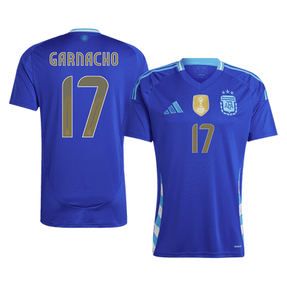 Argentina Borta Fotbollströjor GARNACHO #17 2024
 Premium