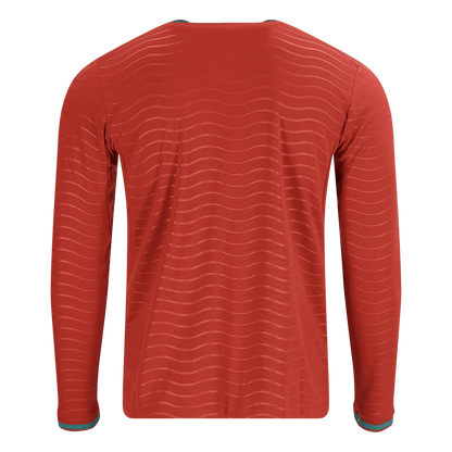 Portugal Tröja 2026 Hemma Långärmad Röd-3