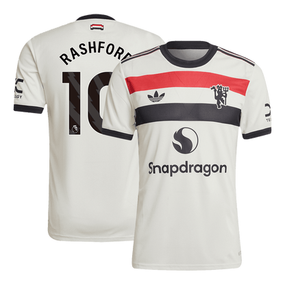 Manchester United Tredjeställ Fotbollströja RASHFORD #10 2024/25 Autentisk