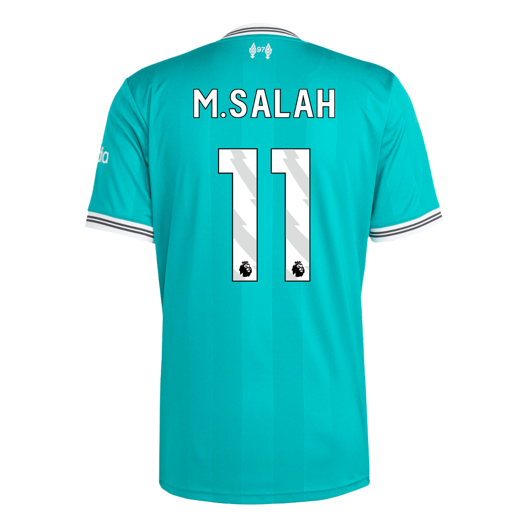 Liverpool Tröja M.SALAH #11 2025/26 Tredje Grön