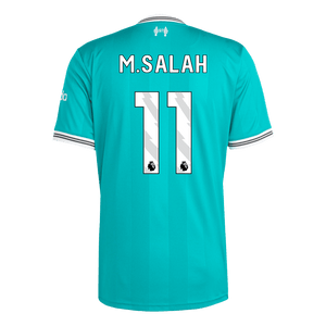Liverpool Tröja M.SALAH #11 2025/26 Tredje Grön
