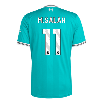 Liverpool Tröja M.SALAH #11 2025/26 Tredje Grön