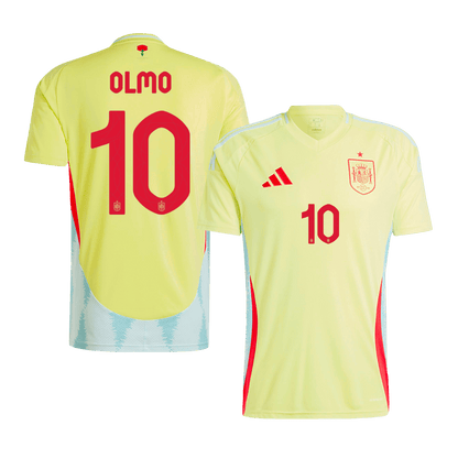 OLMO #10 Spanien Borta Fotbollströjor Euro 2024