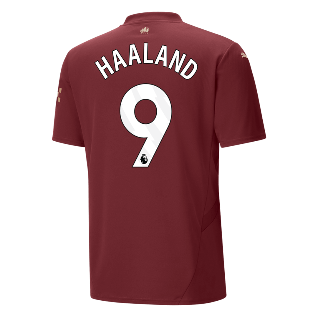 Manchester City Tredjeställ Fotbollströja HAALAND #9 2024/25