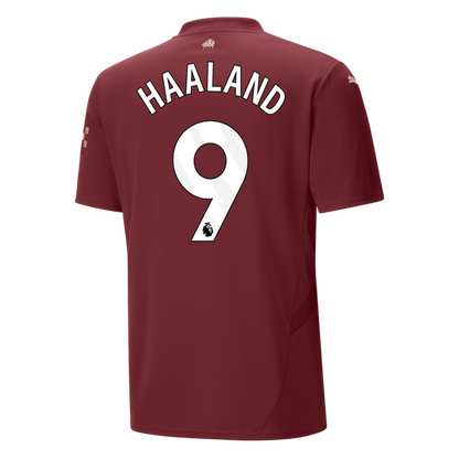 Manchester City Tredjeställ Fotbollströja HAALAND #9 2024/25