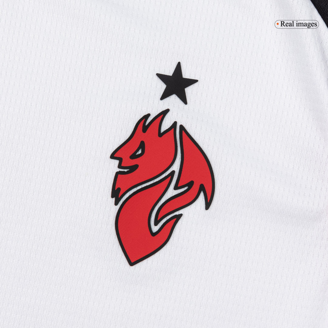 AC Milan Tröja 2025/26 Bortaställ Vit Barn