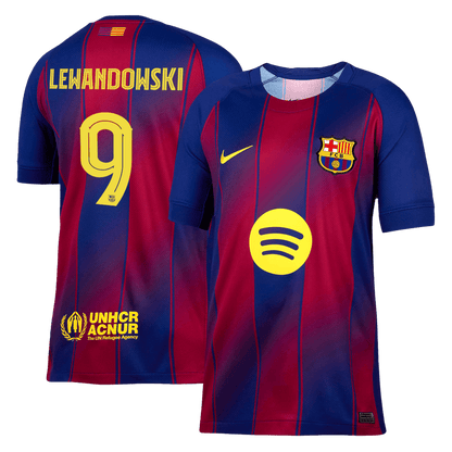 LEWANDOWSKI #9 Barcelona Tröja 2025/26 Hemma - UCL