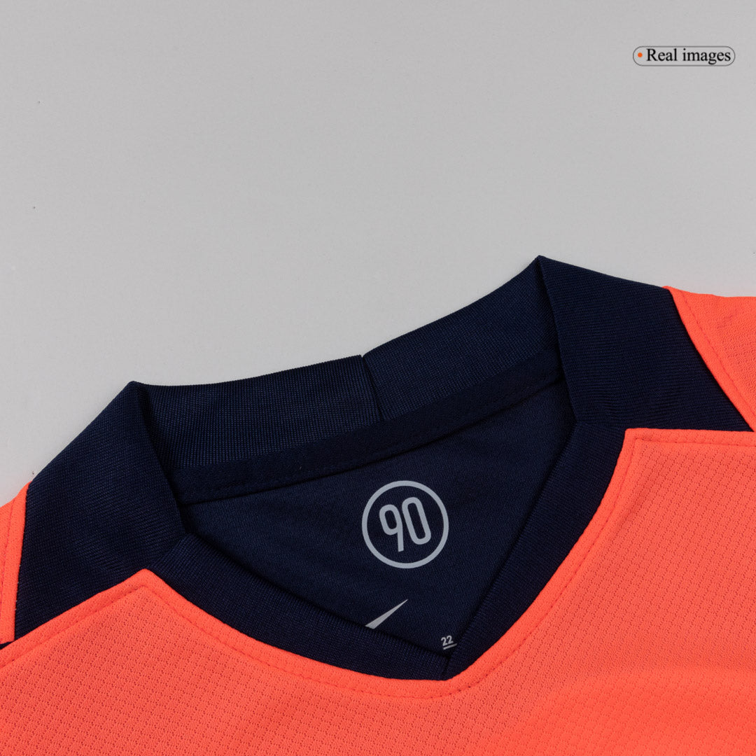 Barcelona Tröja 2025/26 Tredjeställ Orange Barn