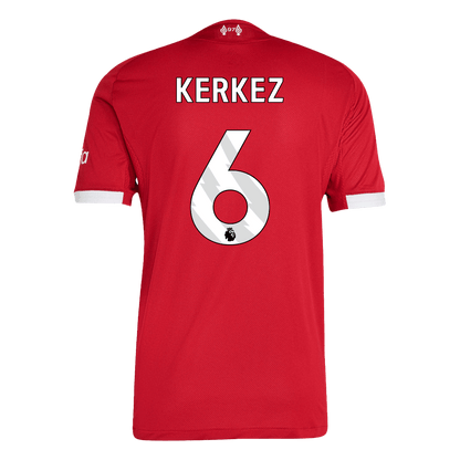 KERKEZ #6 Liverpool Tröja 2025/26 Hemma Autentisk