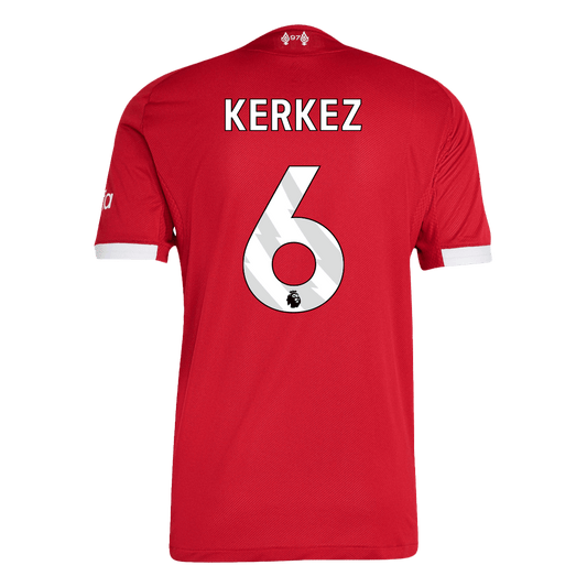 KERKEZ #6 Liverpool Tröja 2025/26 Hemma Autentisk