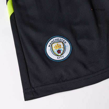 Manchester City Borta Fotbollströja 2024/25 Fotbollssats Barn