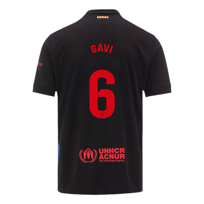 Barcelona Borta Fotbollströja GAVI #6 2024/25