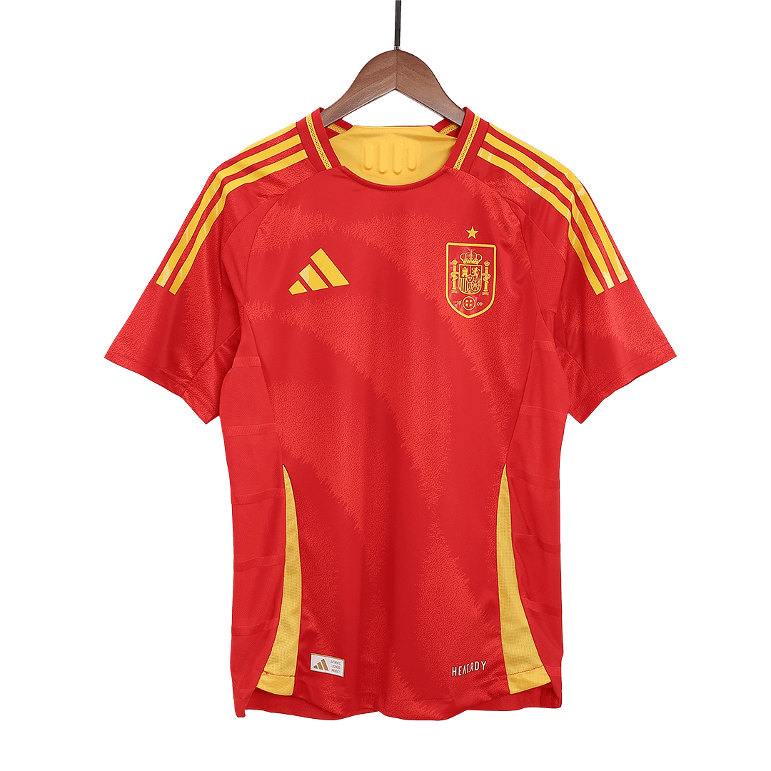 Spanien Hemma Fotbollströjor Euro 2024 Autentisk
