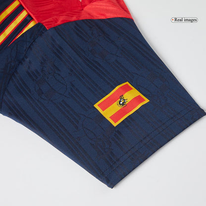 Spanien Hemma Fotbollströjor 1996 Retro