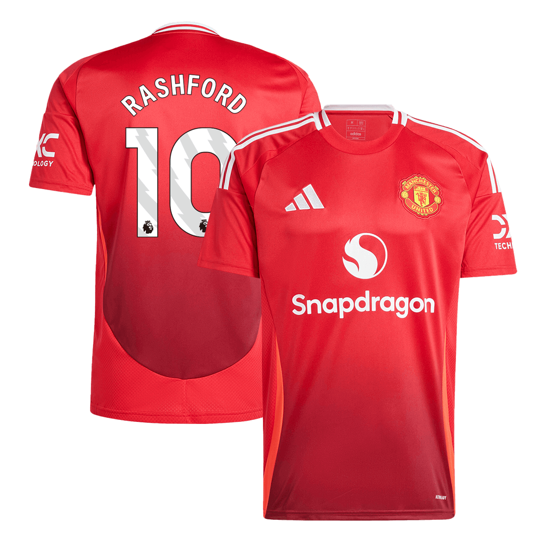Manchester United Hemma Fotbollströja RASHFORD #10 2024/25 Premium