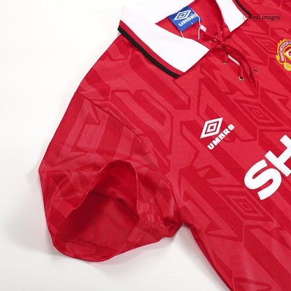 Retro Manchester United Hemma Fotbollströja 1992/94