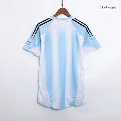 Argentina Hemma Fotbollströjor 2004/05 Retro