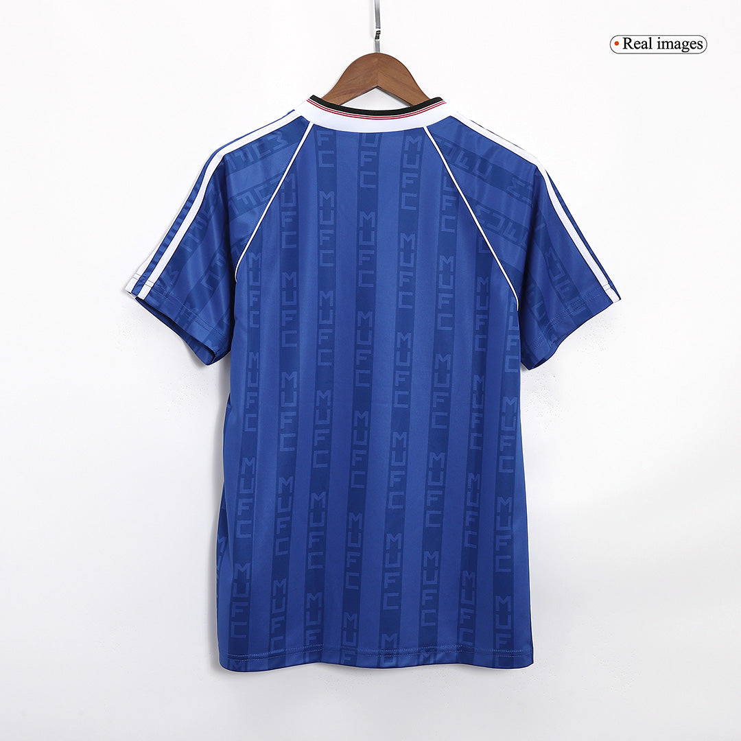 Retro Manchester United Borta Fotbollströja 88/90
