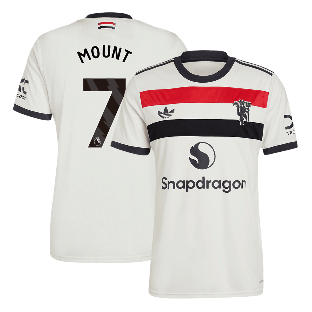 Manchester United Tredjeställ Fotbollströja MOUNT #7 2024/25