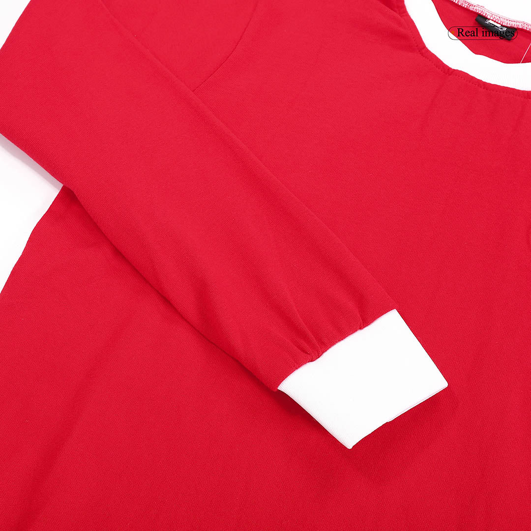 Retro Manchester United Fotbollströja 1963 långärmad Final