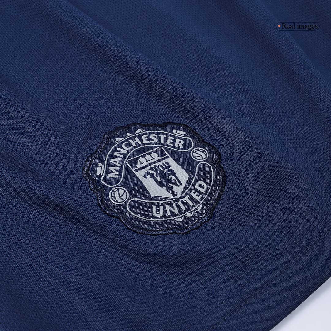 Manchester United Borta Fotbollströja 2024/25 Fotbollssats Barn