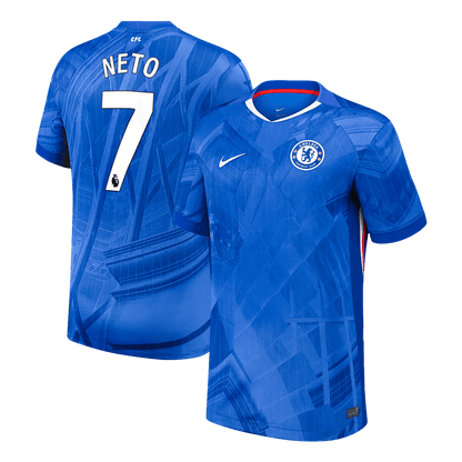 NETO #7 Chelsea Tröja 2025/26 Hemma Premium Blå