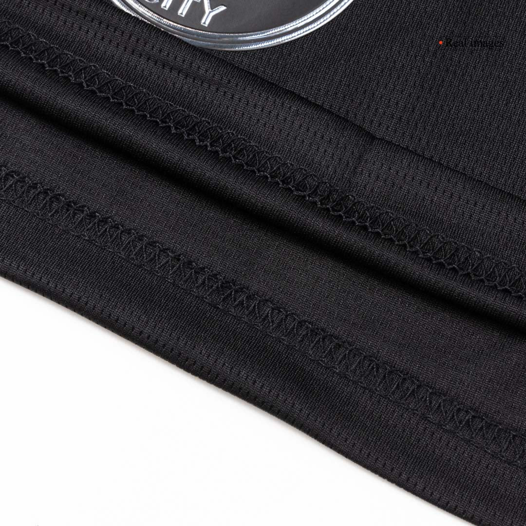 Manchester City Tröja Bortaställ 2025/26 Svart-2