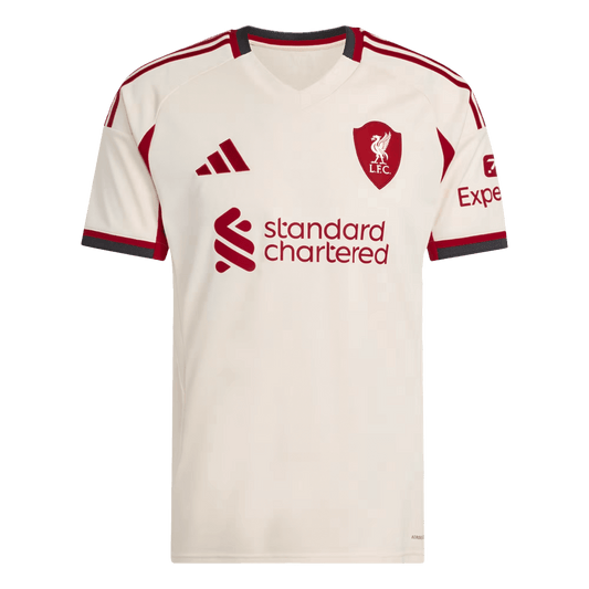 Liverpool Tröja 2025/26 Borta Vit