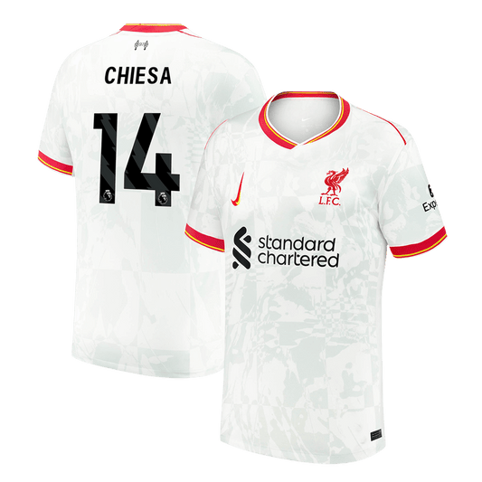 Liverpool Tredjeställ Fotbollströja CHIESA #14 2024/25