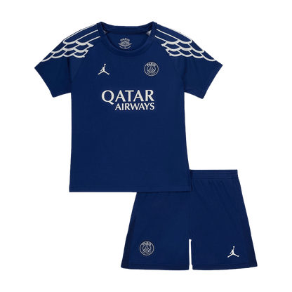 PSG Fjärde borta Fotbollströja 2024/25 Fotbollssats Barn