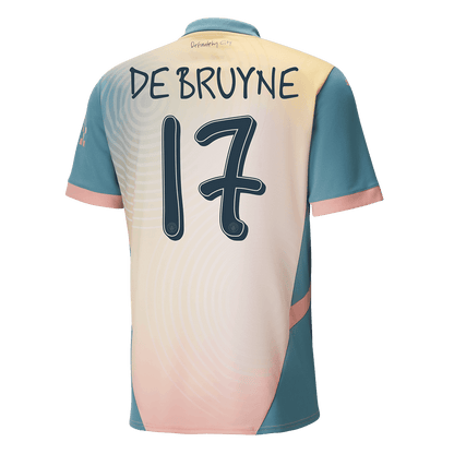Manchester City Fjärde borta Fotbollströja DE BRUYNE #17 2024/25 - Definitely City