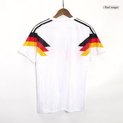 Tyska landslaget Hemma Fotbollströjor 1990 Retro