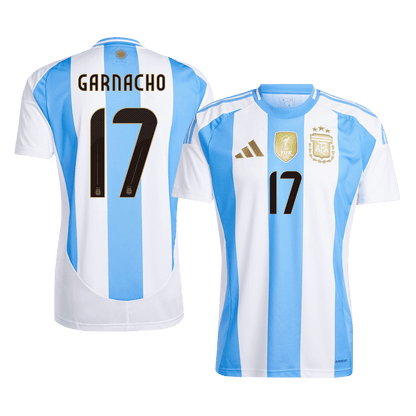 Argentina Hemma Fotbollströjor GARNACHO #17 2024
 Premium