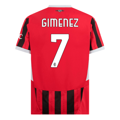 AC Milan Hemma Fotbollströja GIMENEZ #7 2024/25