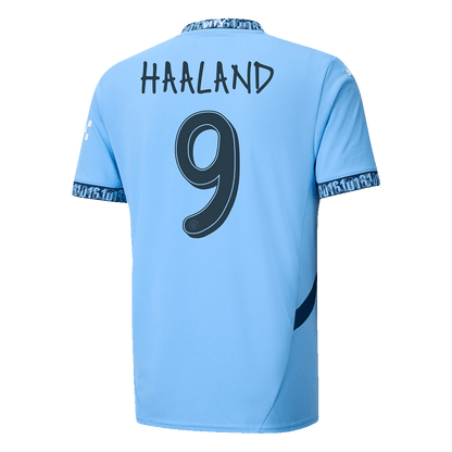 Manchester City Hemma Fotbollströja HAALAND #9 2024/25 - UCL