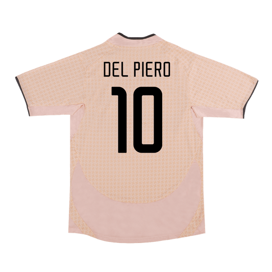 Retro Juventus Borta Fotbollströja DEL PIERO #10 2003/04