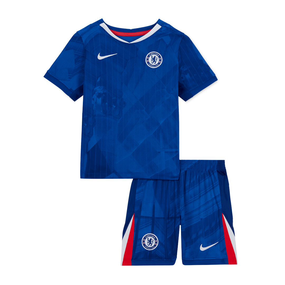 Chelsea Tröja 2025/26 Hemma 
Fotbollssats Barn stora storlekar