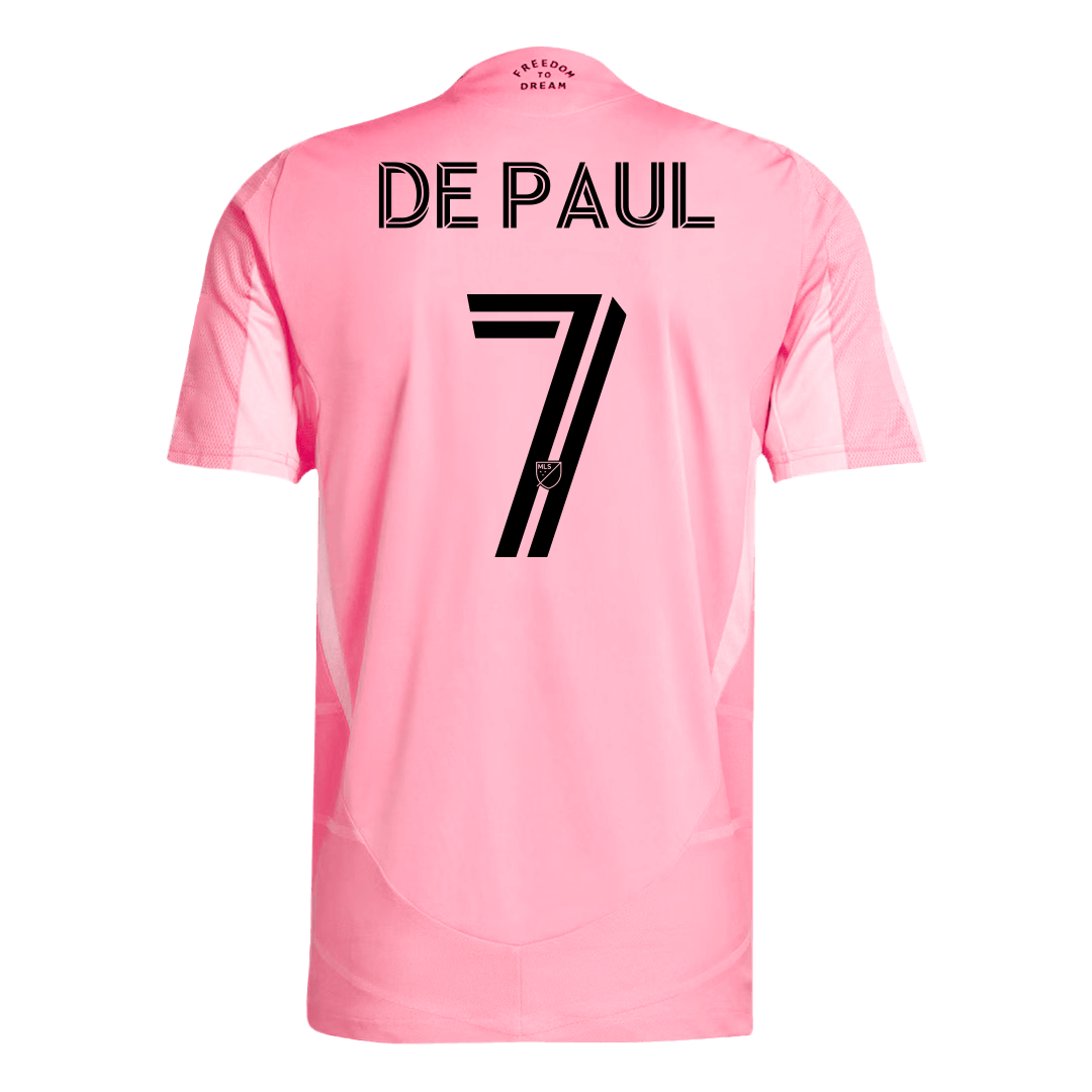 DE PAUL #7 Inter Miami CF Tröja 2025 Hemma Autentisk