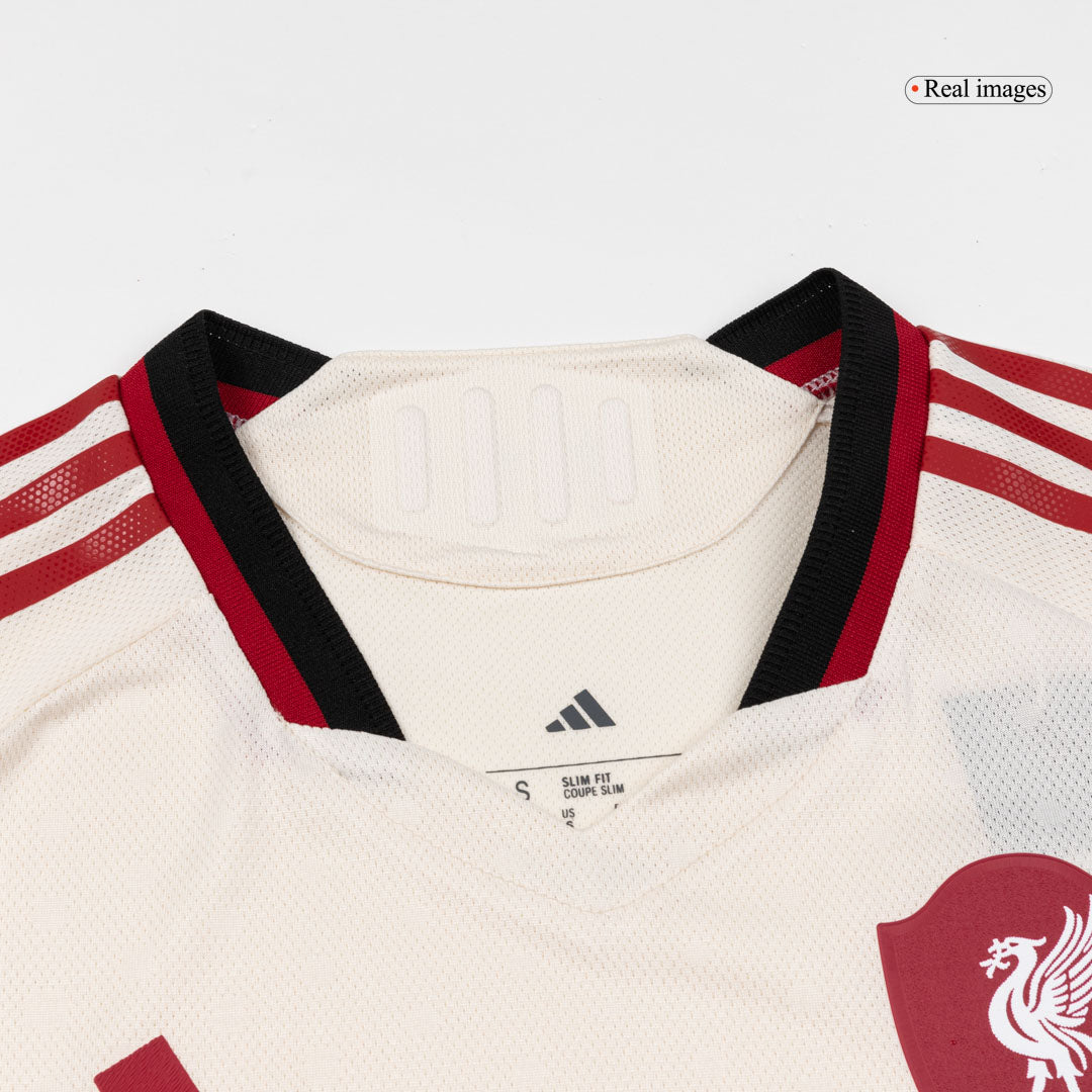 Liverpool Tröja ISAK #9 2025/26 Borta Autentisk Vit