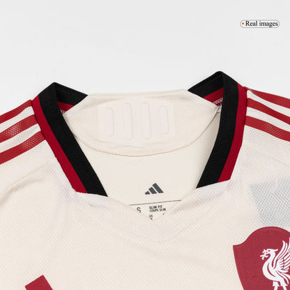 Liverpool Tröja SZOBOSZLAI #8 2025/26 Borta Autentisk Vit