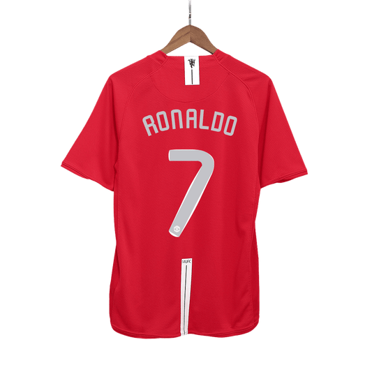 Retro Manchester United Hemma Fotbollströja RONALDO #7 2007/08 - UCL Final
